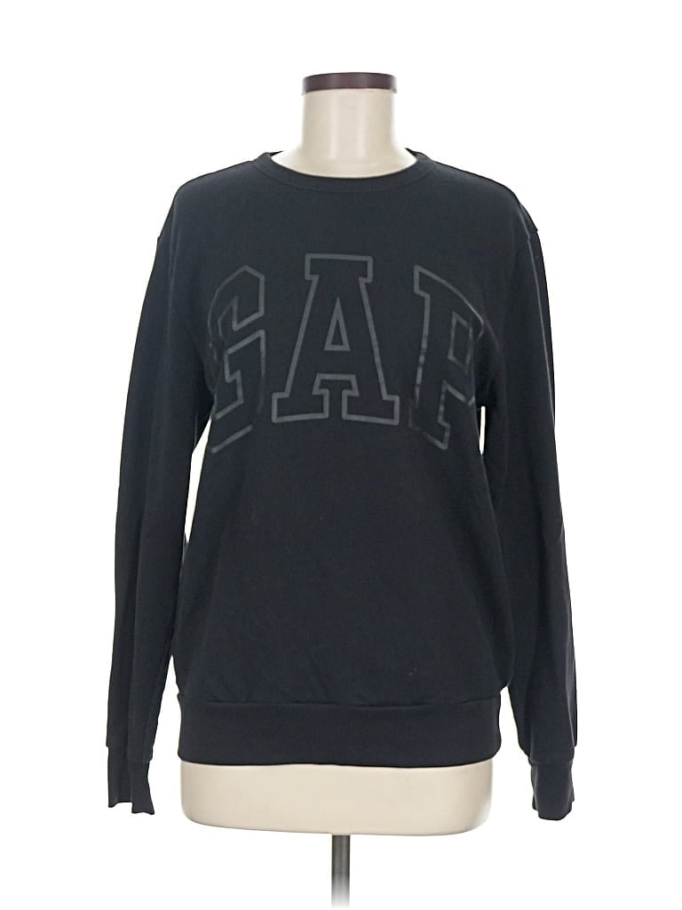 Pre-owned Gap Sweatshirt In Black