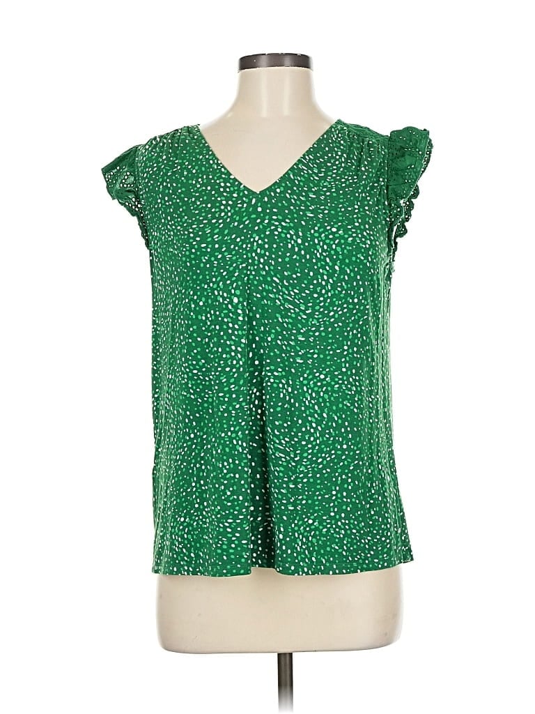 Pre-owned Daniel Rainn Sleeveless Blouse In Green