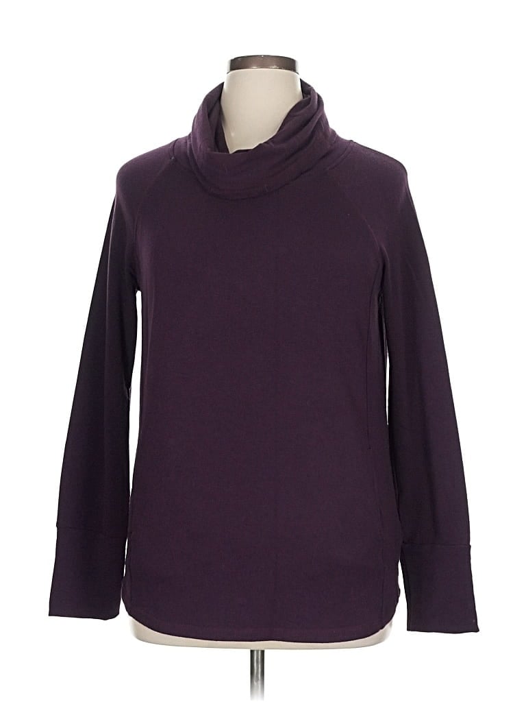 Pre-owned Pink Clover Turtleneck Sweater In Purple