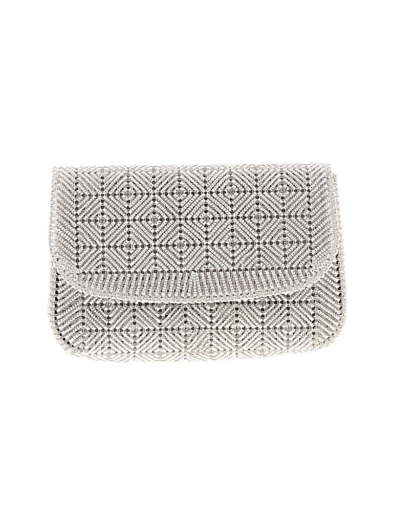 Pre-owned Unbranded Clutch In Silver