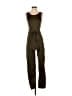 Unbranded 100% Polyester Solid Brown Jumpsuit Size S - photo 1