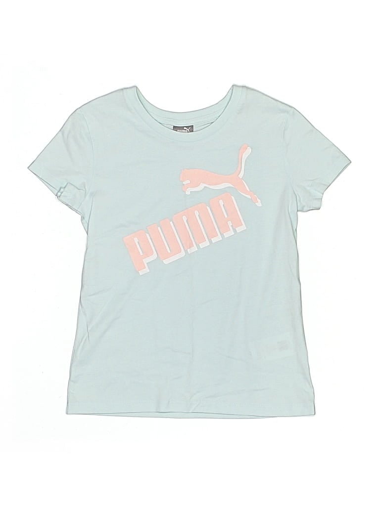 Pre-owned Puma Kids' Short Sleeve T-shirt In Blue
