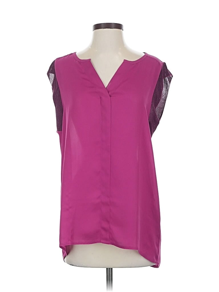 Pre-owned Cabi Sleeveless Blouse In Purple