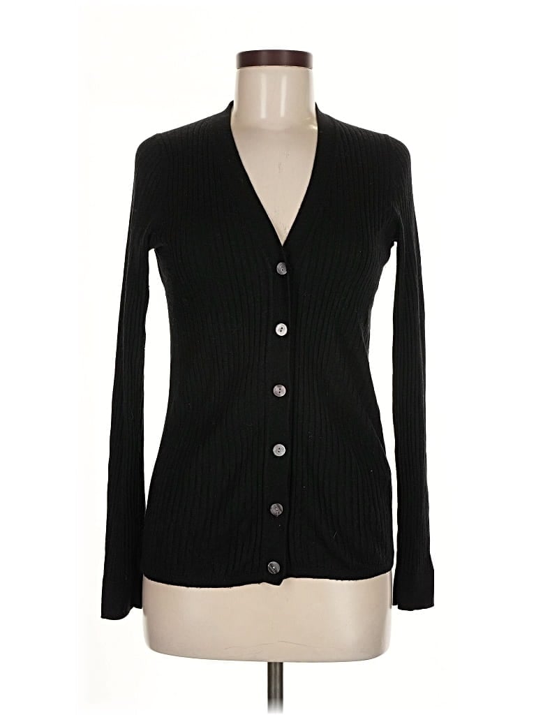 Pre-owned Vince Cardigan Sweater In Black