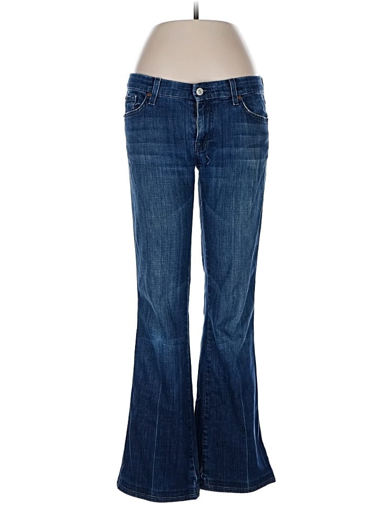 Pre-owned 7 For All Mankind Jeans In Blue