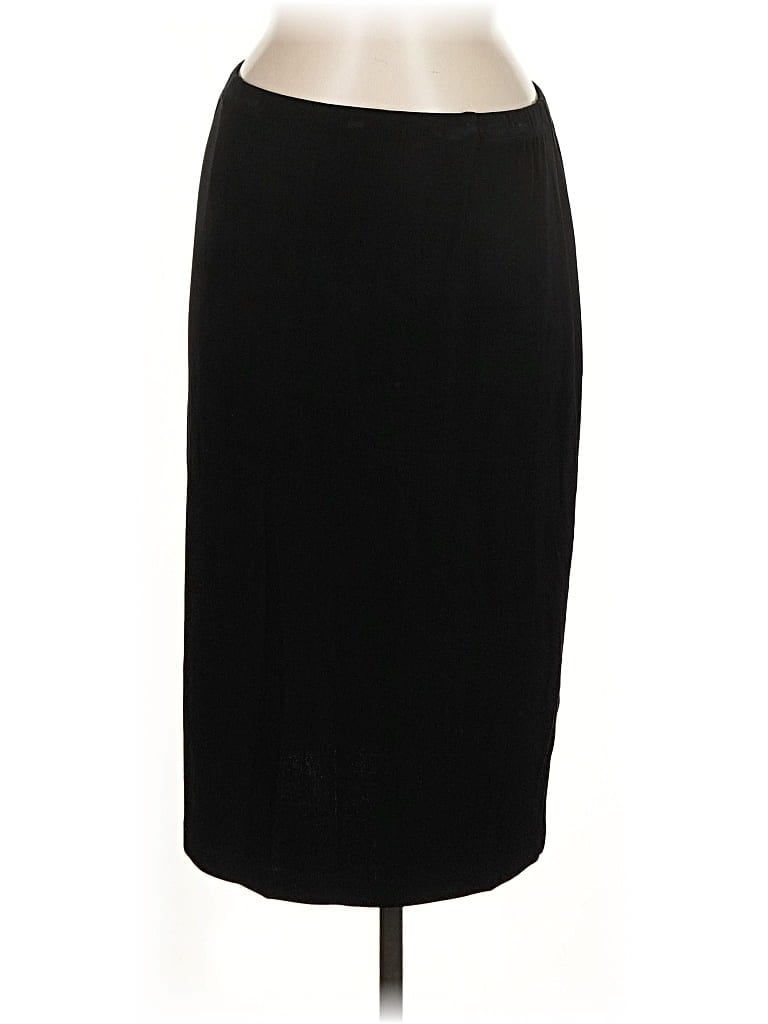 Pre-owned Travelers By Chico's Formal Skirt In Black