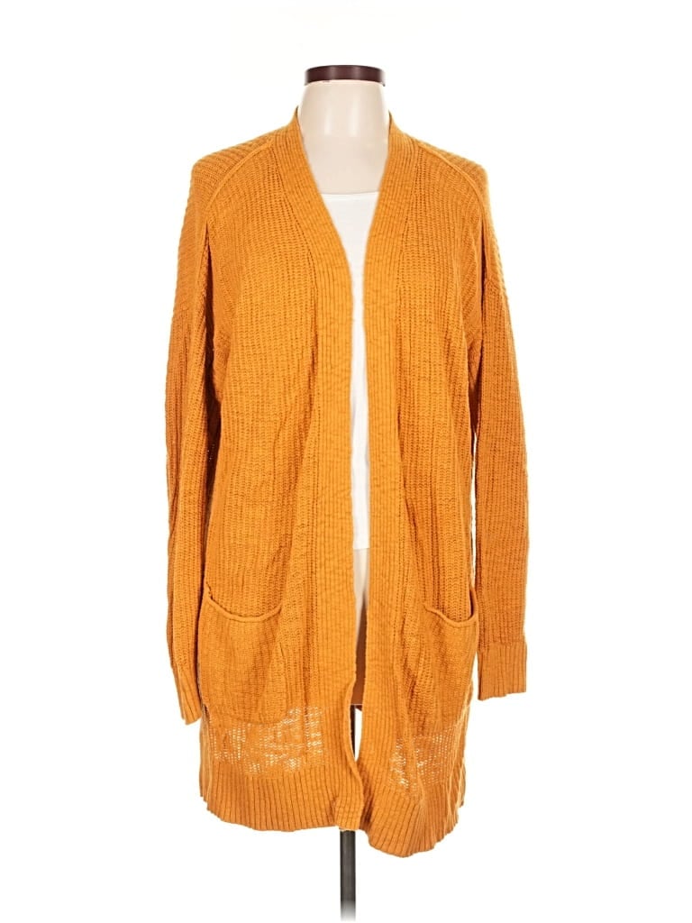 Pre-owned Sonoma Goods For Life Cardigan Sweater In Orange