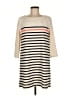 H&M Stripes Ivory Casual Dress Size M - photo 1