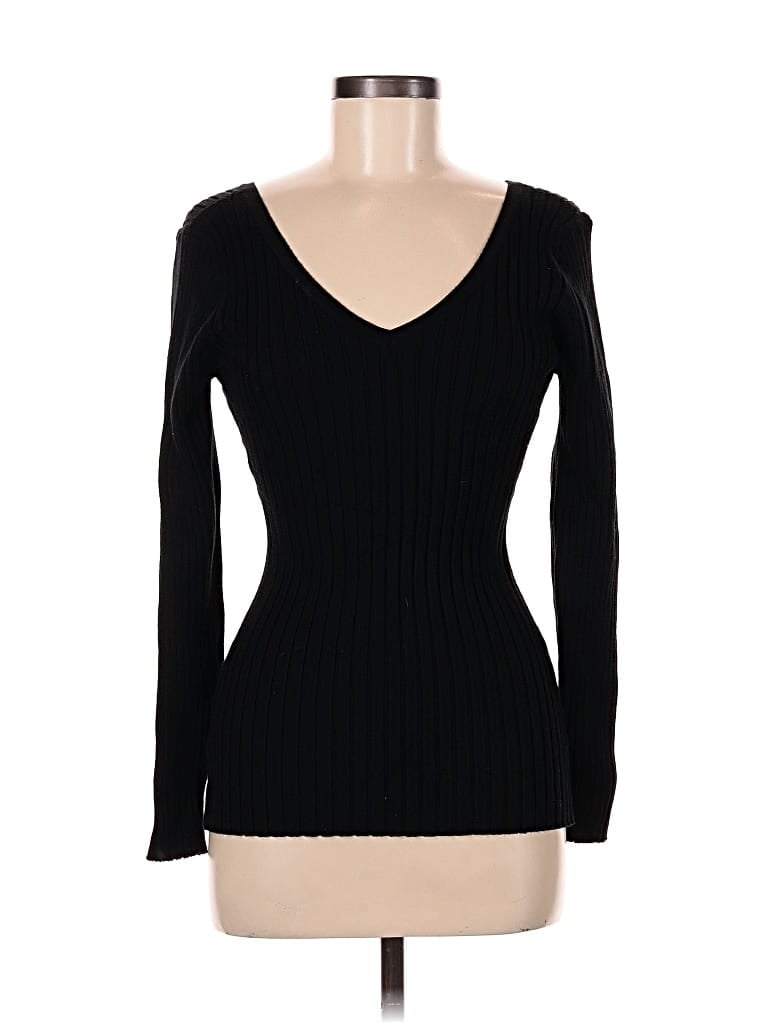 Pre-owned Unbranded Pullover Sweater In Black