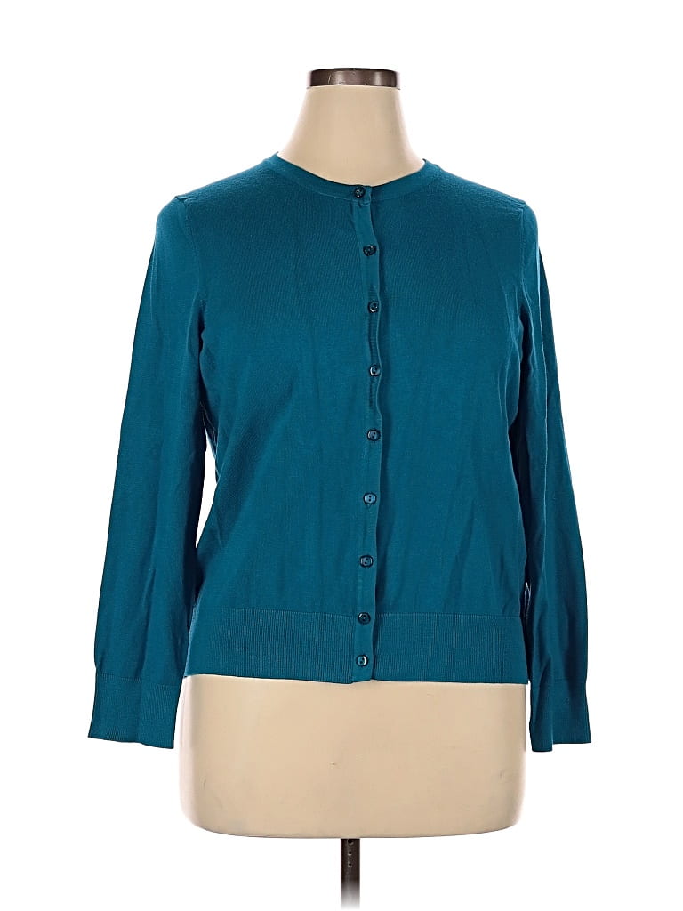 Pre-owned Charter Club Cardigan Sweater In Blue