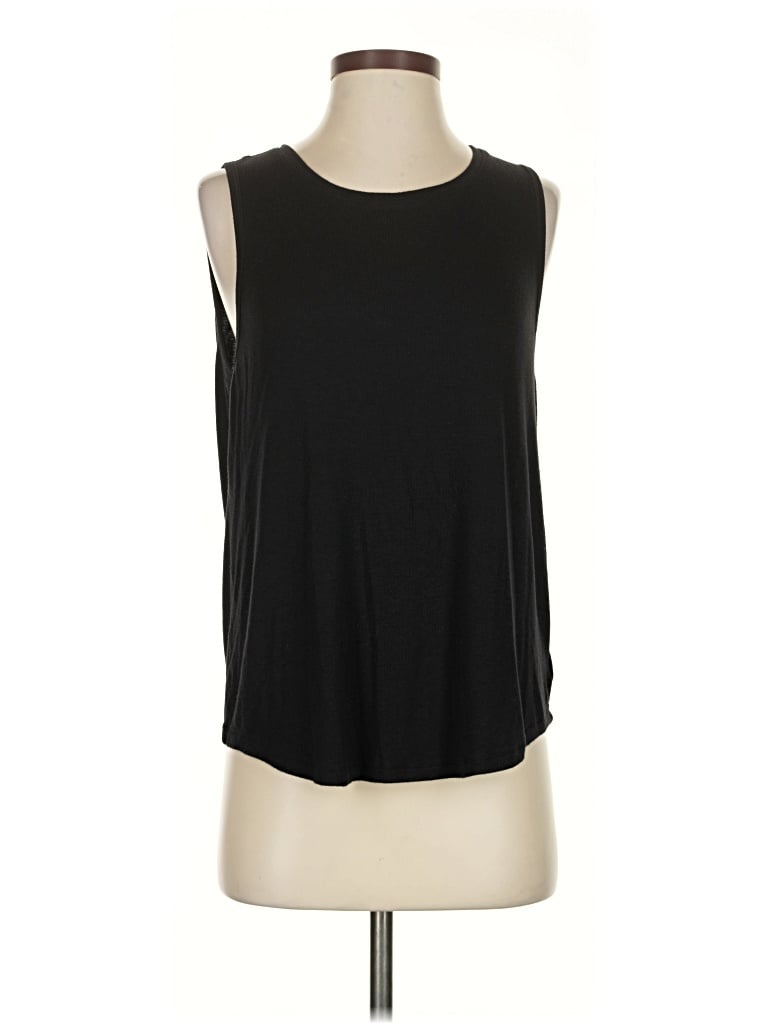 Pre-owned Athleta Sleeveless T-shirt In Black