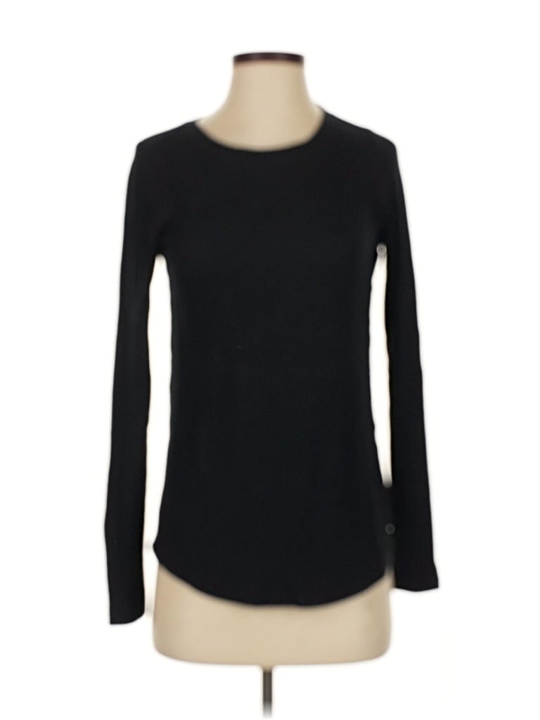 Pre-owned Abercrombie & Fitch Long Sleeve T-shirt In Black