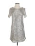 BB Dakota by Steve Madden 100% Polyester Metallic Silver Cocktail Dress Size XS - photo 1