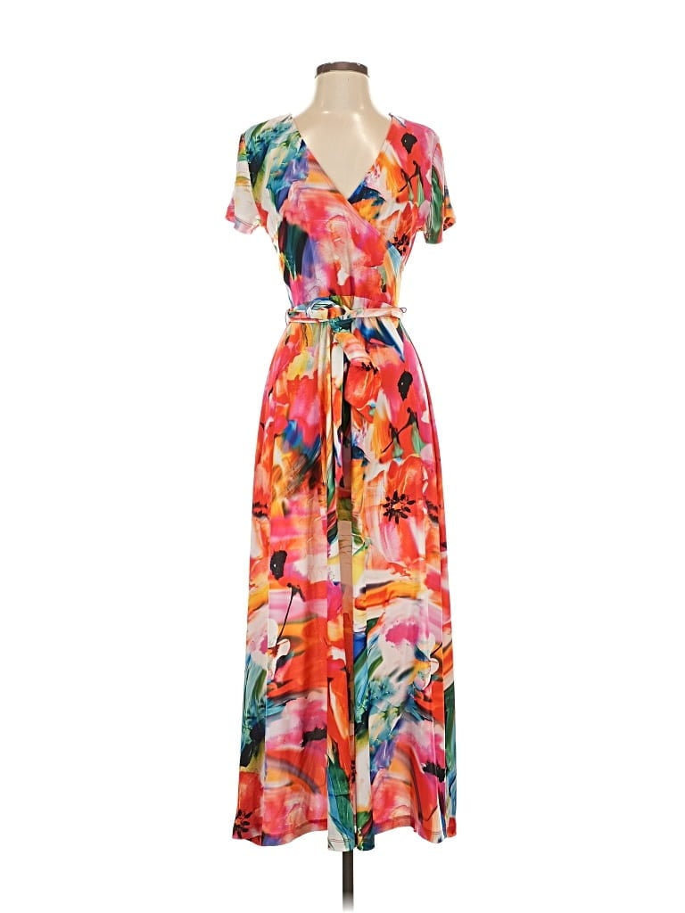 Pre-owned Venus Casual Dress In Orange