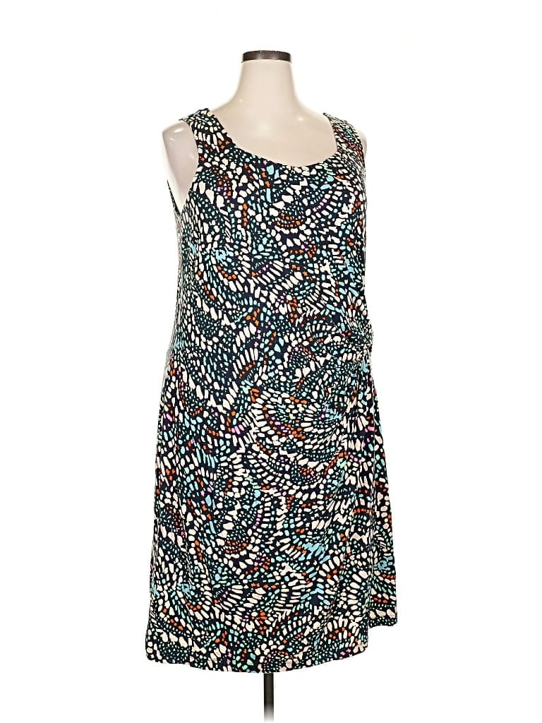 Pre-owned Nic + Zoe Casual Dress In Blue