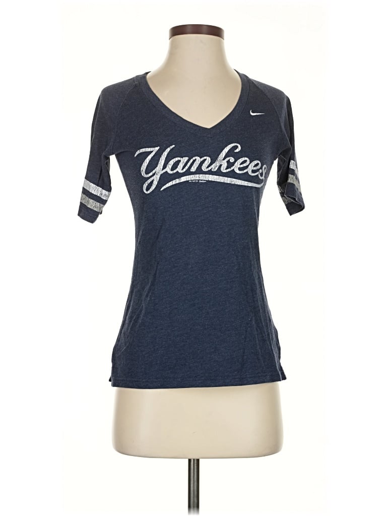 Pre-owned Nike Short Sleeve T-shirt In Blue