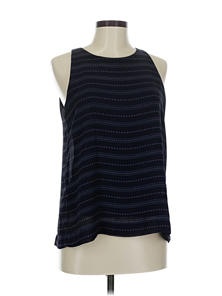 Pre-owned Ann Taylor Sleeveless Blouse In Black