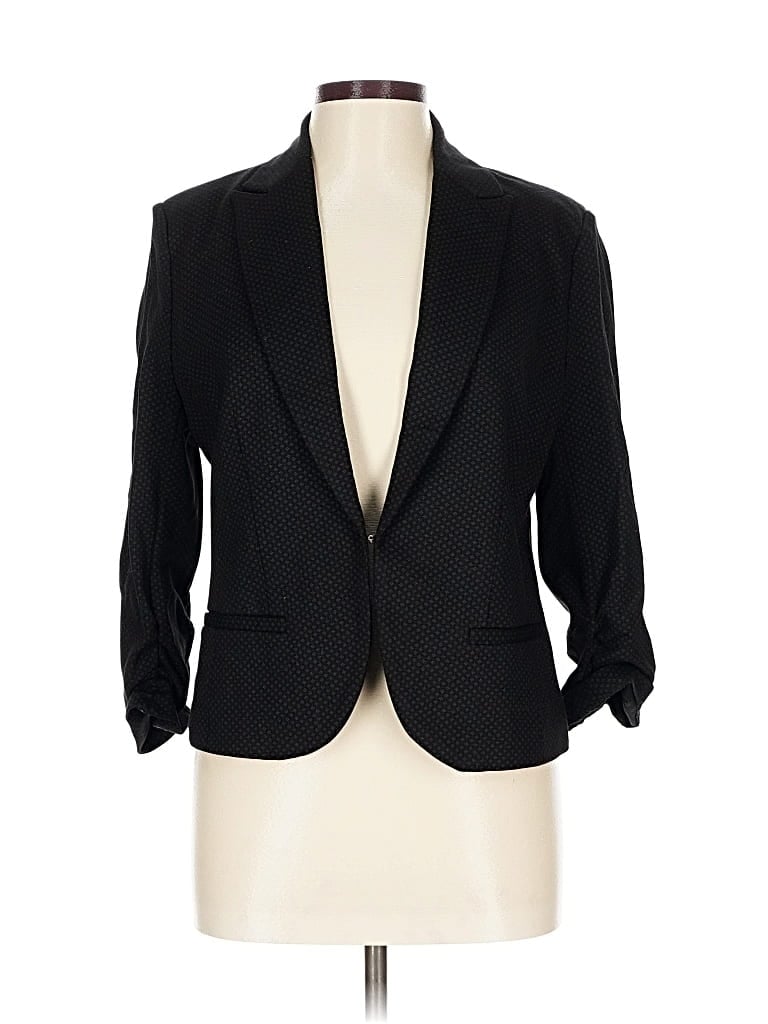 Pre-owned Amanda + Chelsea Blazer Jacket In Black