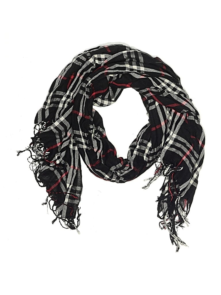 Pre-owned Assorted Brands Scarf In Black