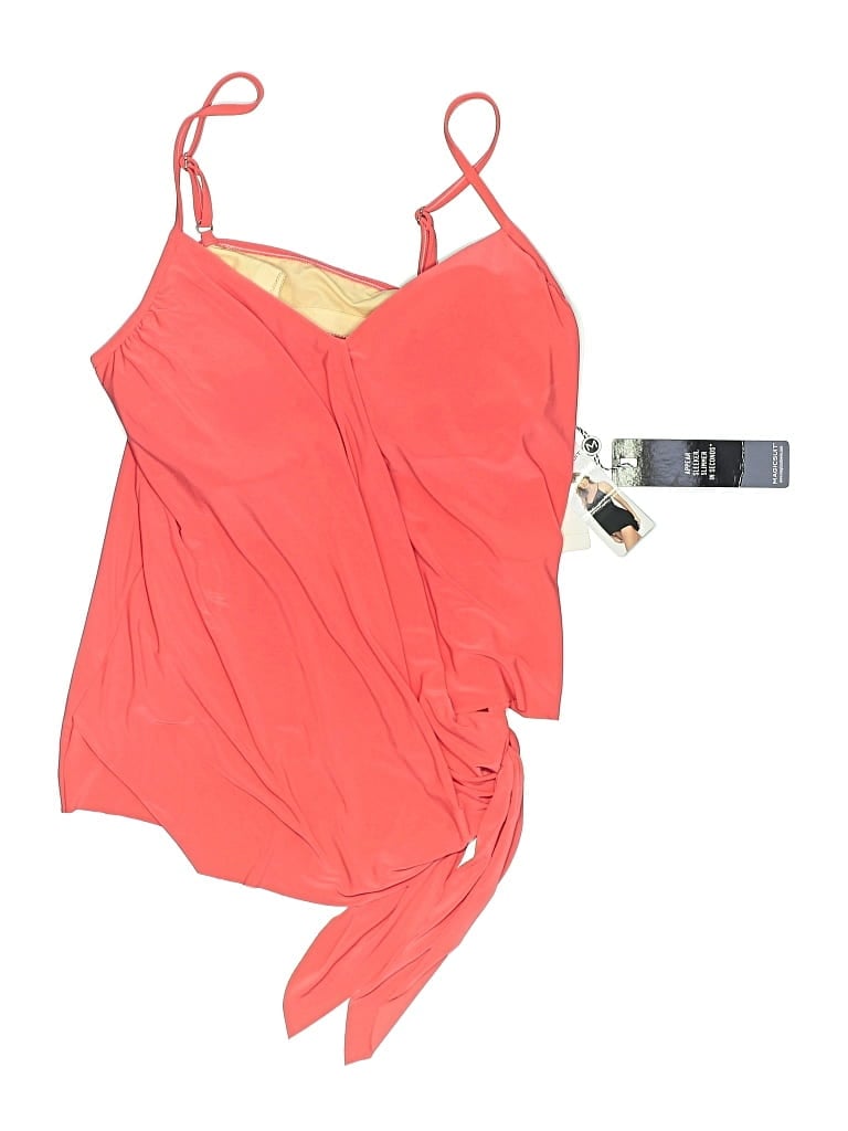 Pre-owned Magicsuit Swimsuit Top Orange Swimwear