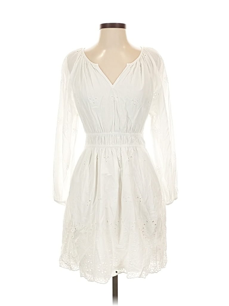 Pre-owned Universal Thread Casual Dress In White