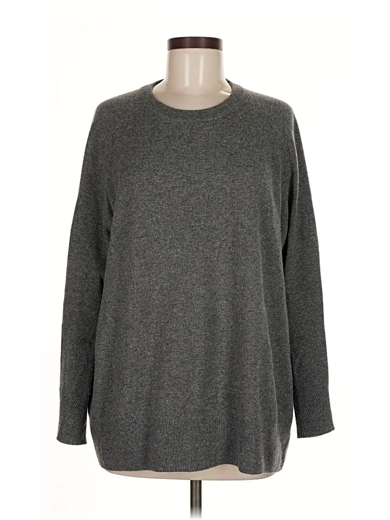 Pre-owned Chinti & Parker Cashmere Pullover Sweater In Gray