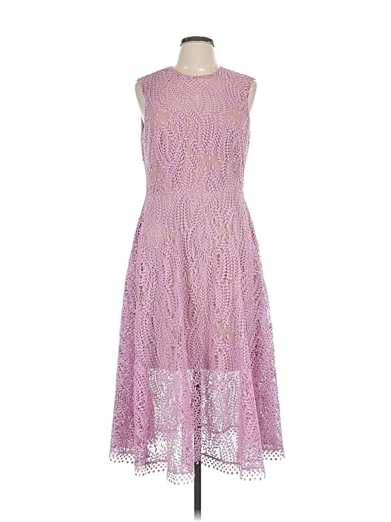 Pre-owned Dress The Population Cocktail Dress In Purple