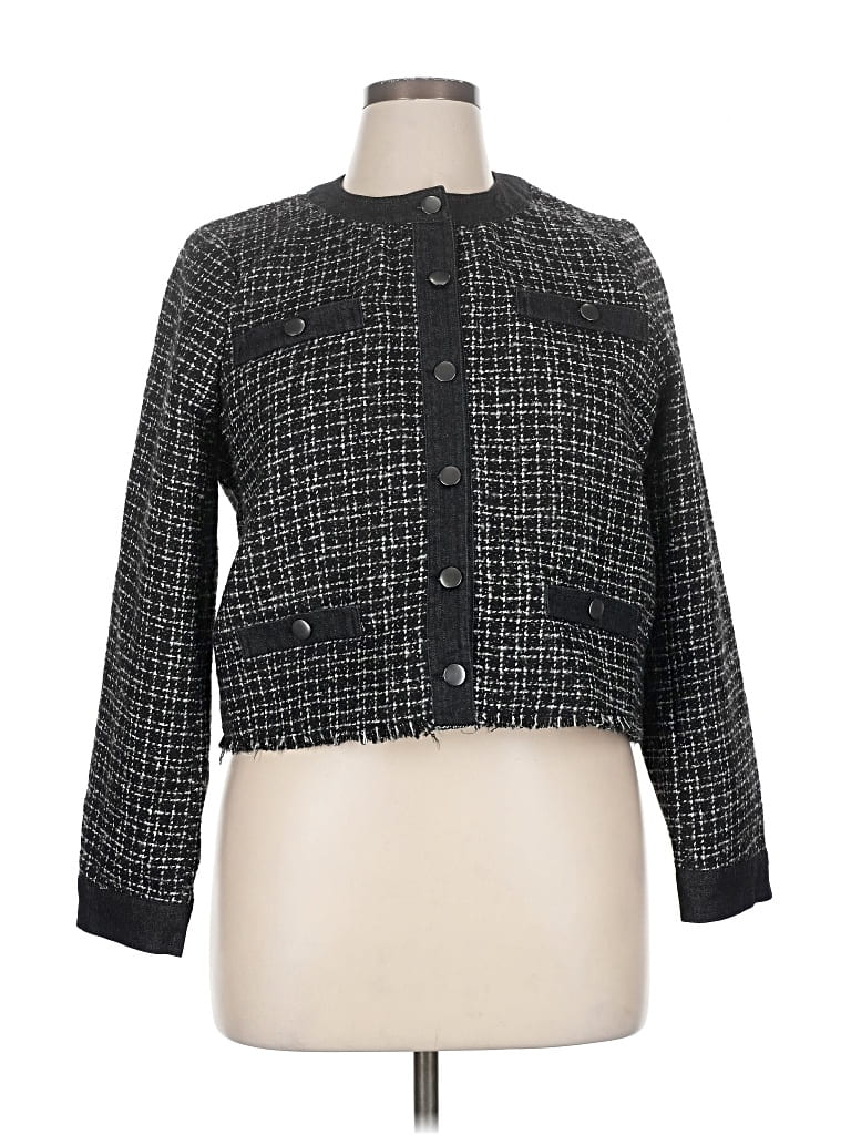 Pre-owned Ecru Jacket In Gray