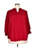 Assorted Brands Red 3/4 Sleeve Blouse Size XXL - photo 1