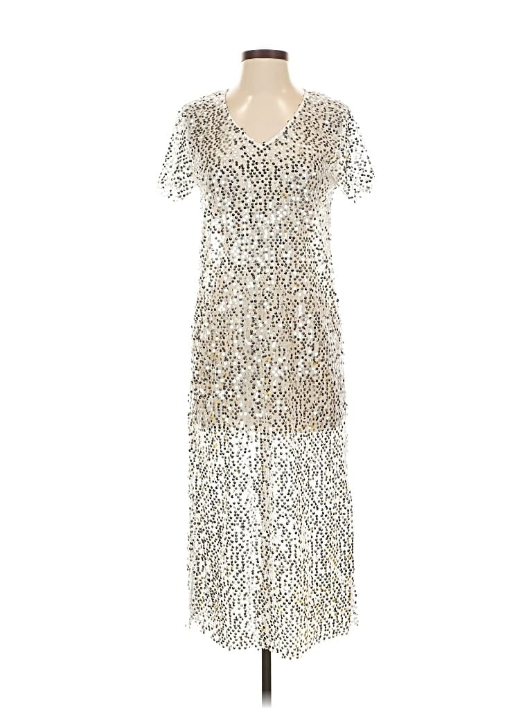 Pre-owned Hayden Cocktail Dress In Silver