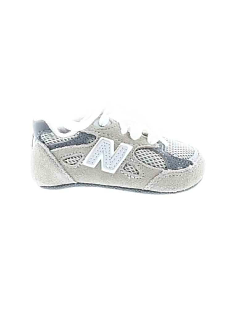 Pre-owned New Balance Kids' Booties In Gray