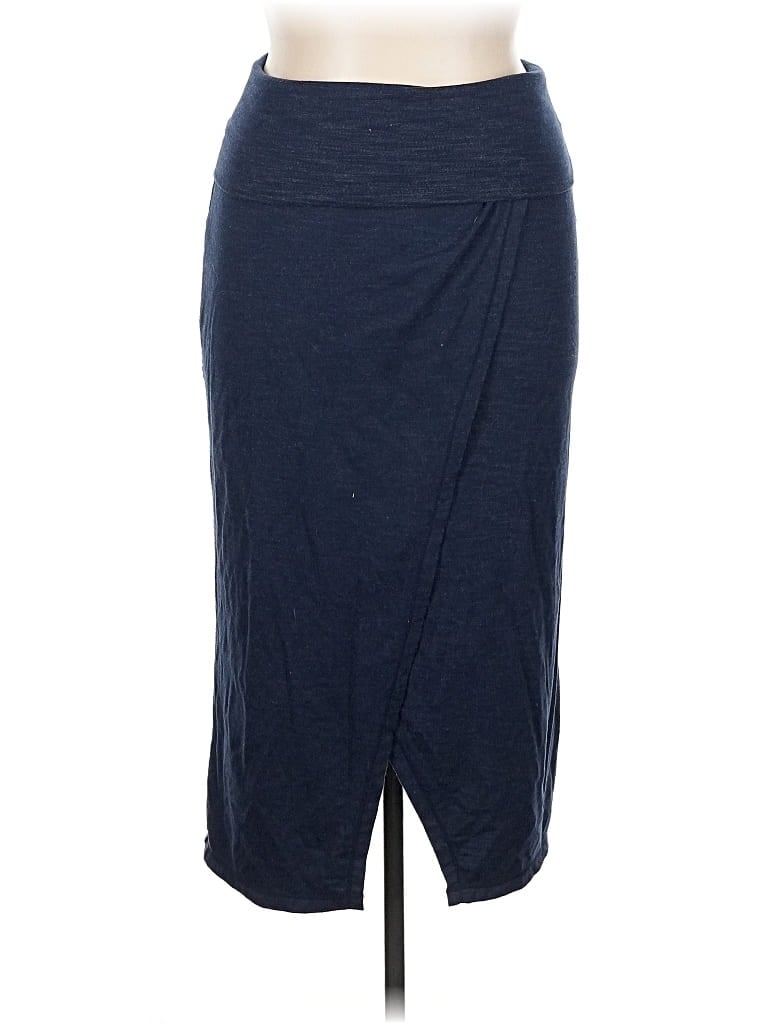 Pre-owned Max Studio Casual Skirt In Blue