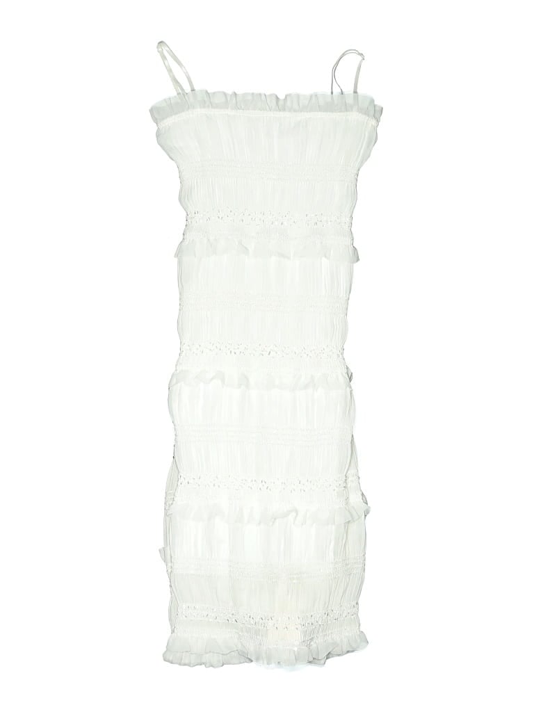 Pre-owned Commense Cocktail Dress In White