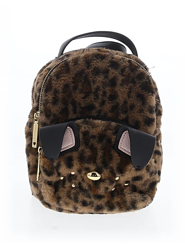 Pre-owned Betsey Johnson Backpack In Brown
