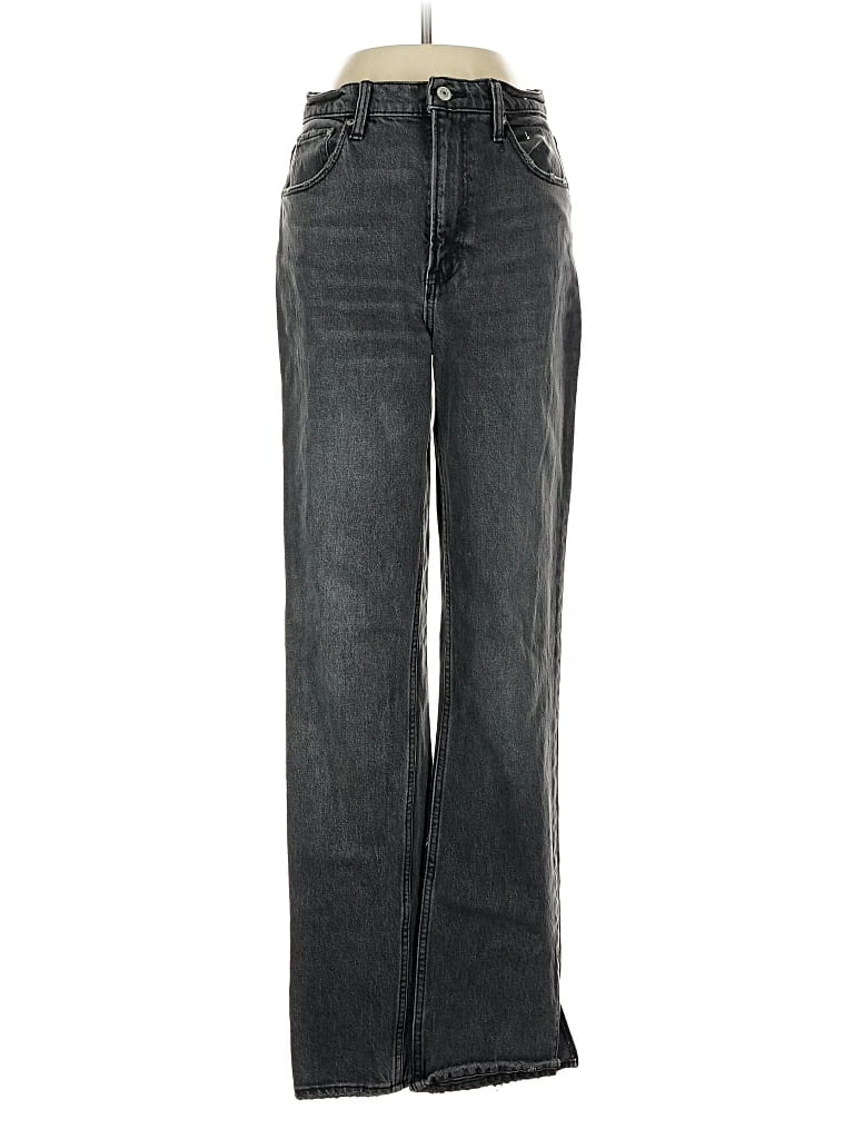 Pre-owned Abercrombie & Fitch Jeans In Gray