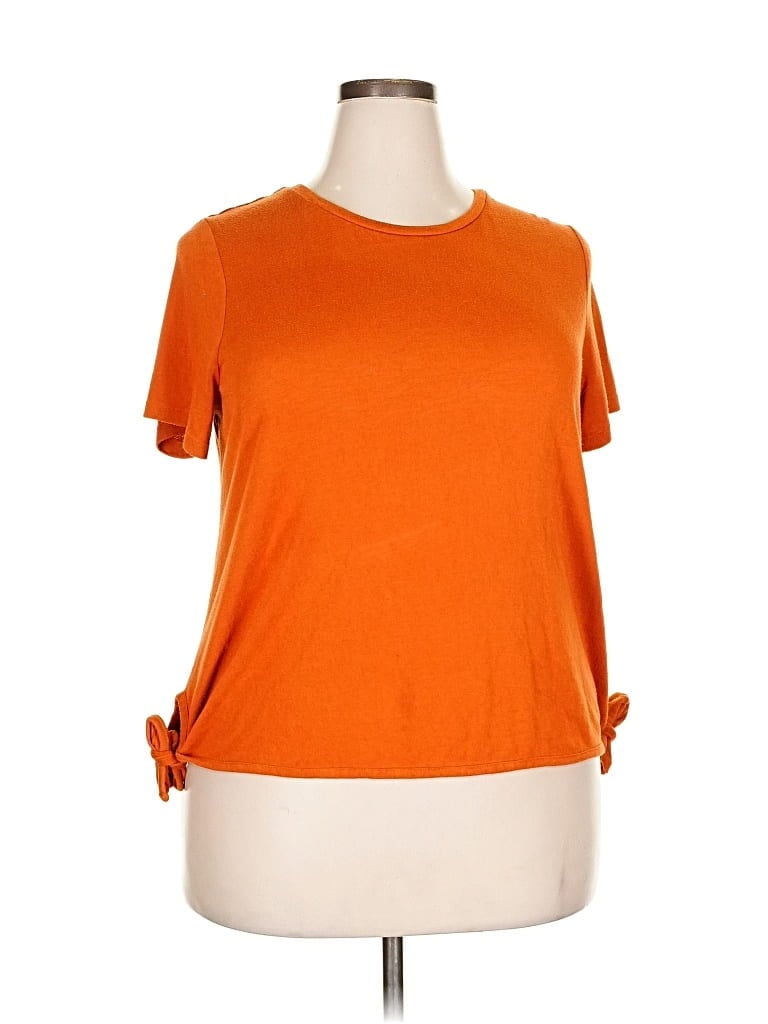 Pre-owned Universal Thread Short Sleeve T-shirt In Orange