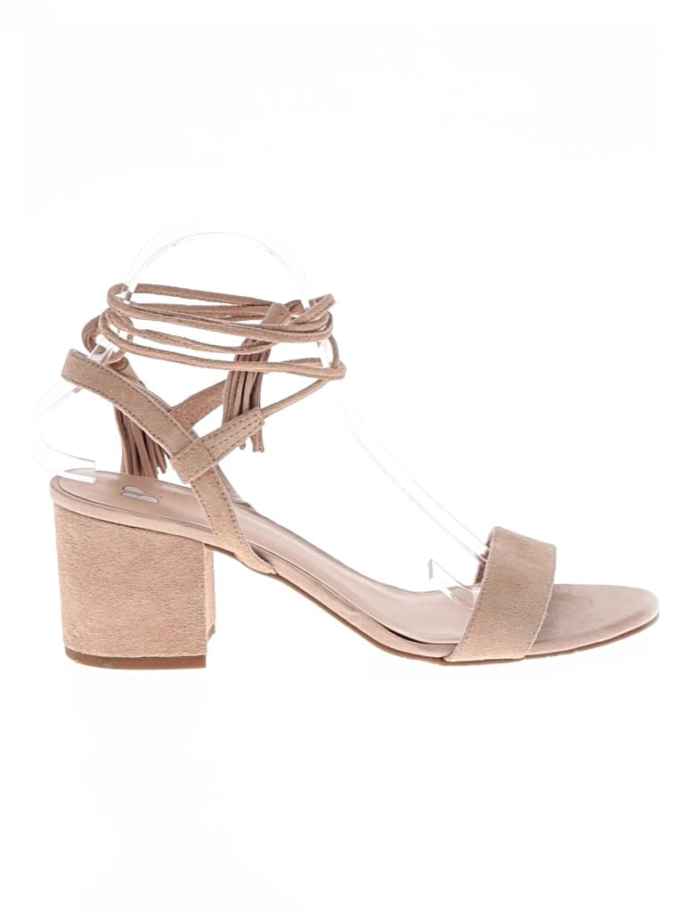 Pre-owned Bp. Heels In Brown