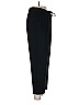 Ann Taylor LOFT 100% Polyester Solid Black Casual Pants Size L - photo 4
