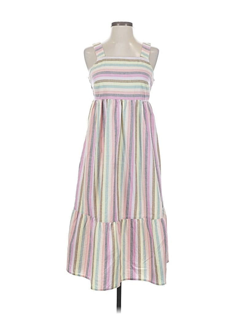 Pre-owned Universal Thread Casual Dress In White