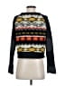 Free People Graphic Black Wool Pullover Sweater Size XS - photo 2
