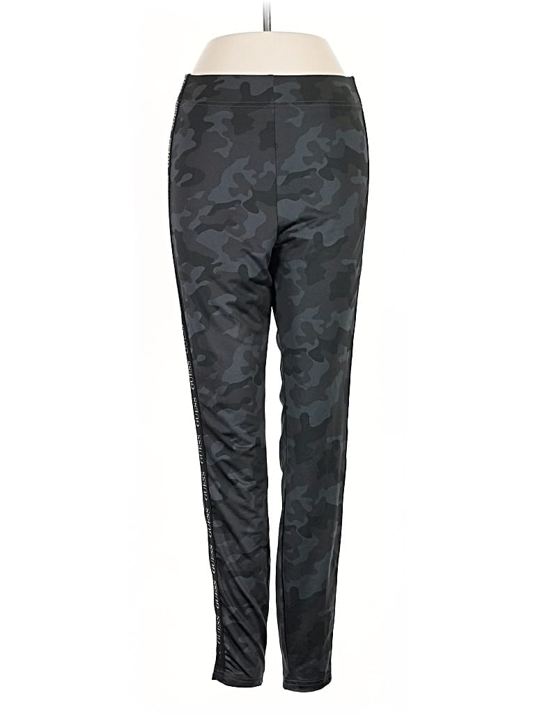 Pre-owned Guess Active Pants In Black