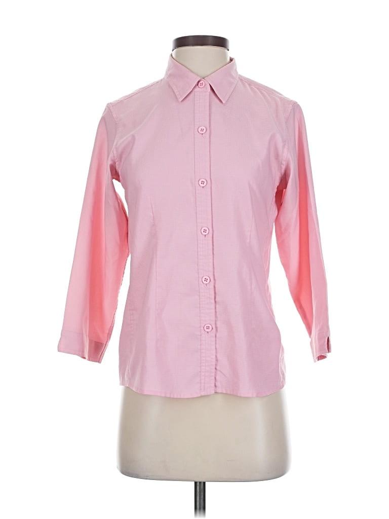 Pre-owned Exofficio 3/4 Sleeve Blouse In Pink