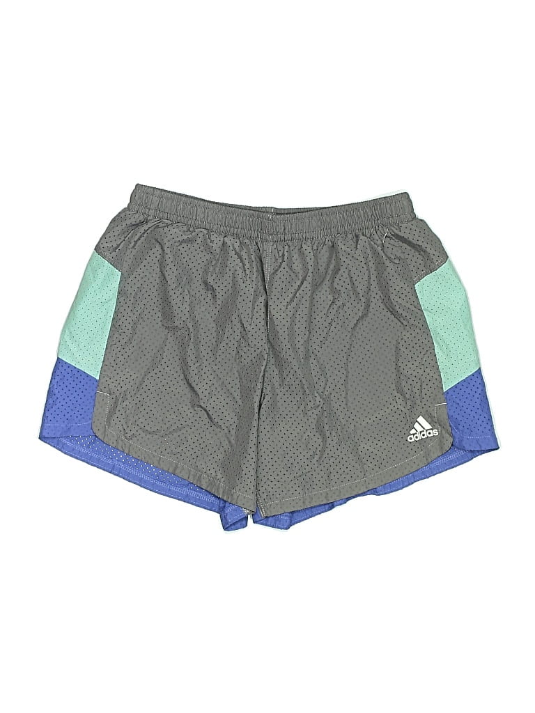 Pre-owned Adidas Originals Kids' Athletic Shorts In Gray