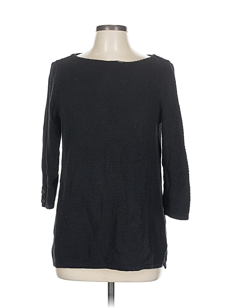 Pre-owned Charter Club Pullover Sweater In Black