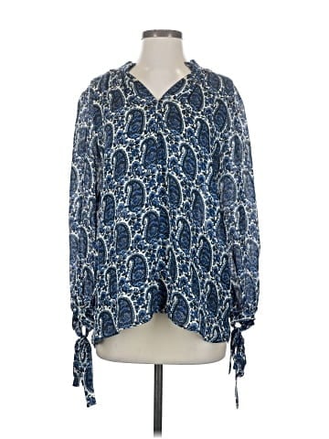 10 Crosby Derek Lam Intermix Long Sleeve Silk Top (view 1)