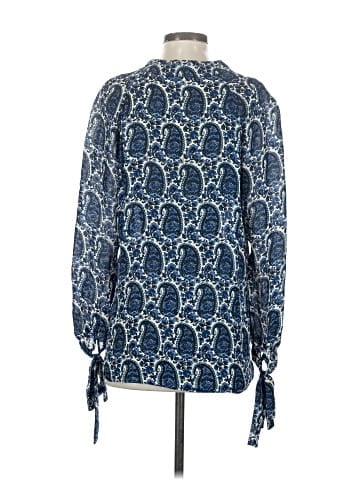 10 Crosby Derek Lam Intermix Long Sleeve Silk Top (view 2)