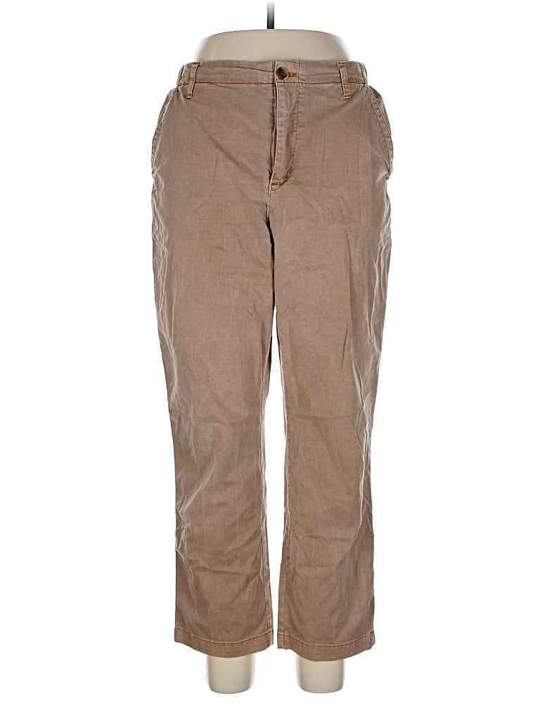Pre-owned Old Navy Khaki Pant In Brown