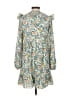BCBGeneration Paisley Teal Casual Dress Size 0 - photo 2