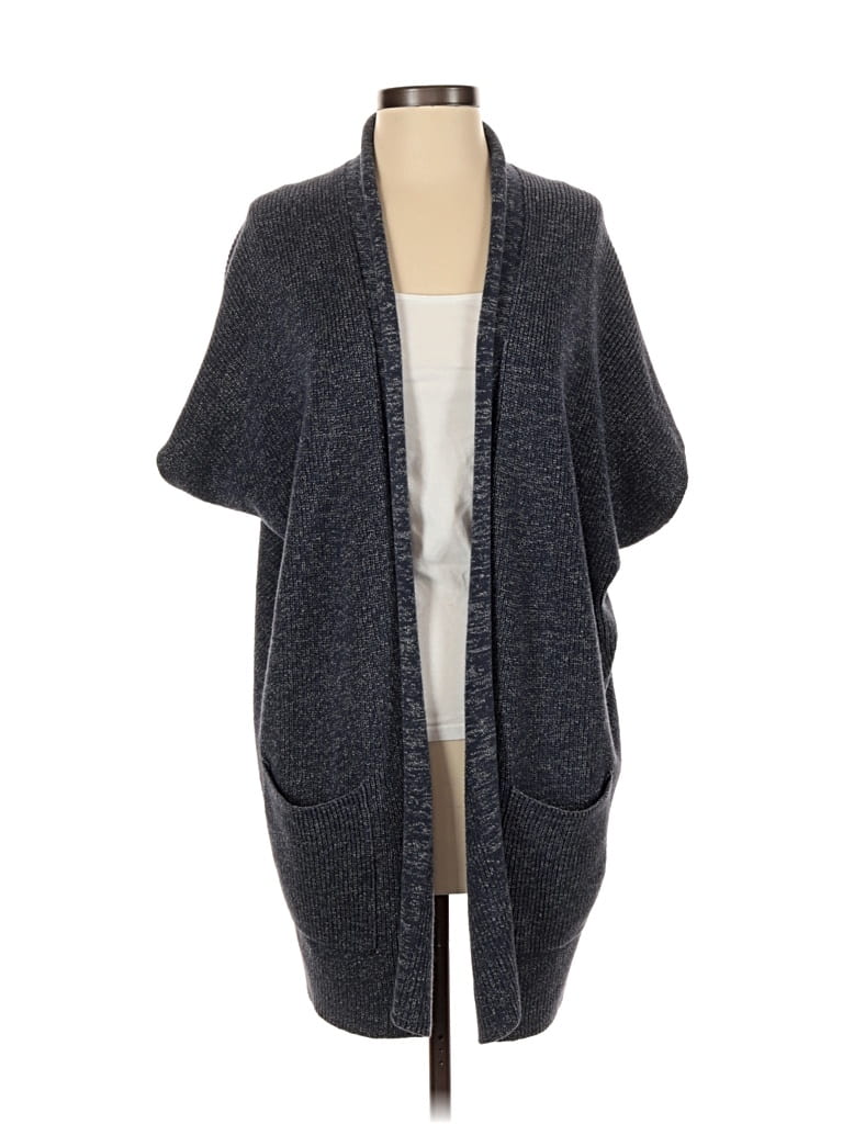 Pre-owned Athleta Cardigan Sweater In Blue