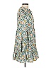 BCBGeneration Paisley Teal Casual Dress Size 0 - photo 4